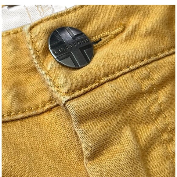 Liverpool Jean Co Abby Skinny Jeans in Honey Cropped with Roll-up Hem Womens 14 - Picture 7 of 10